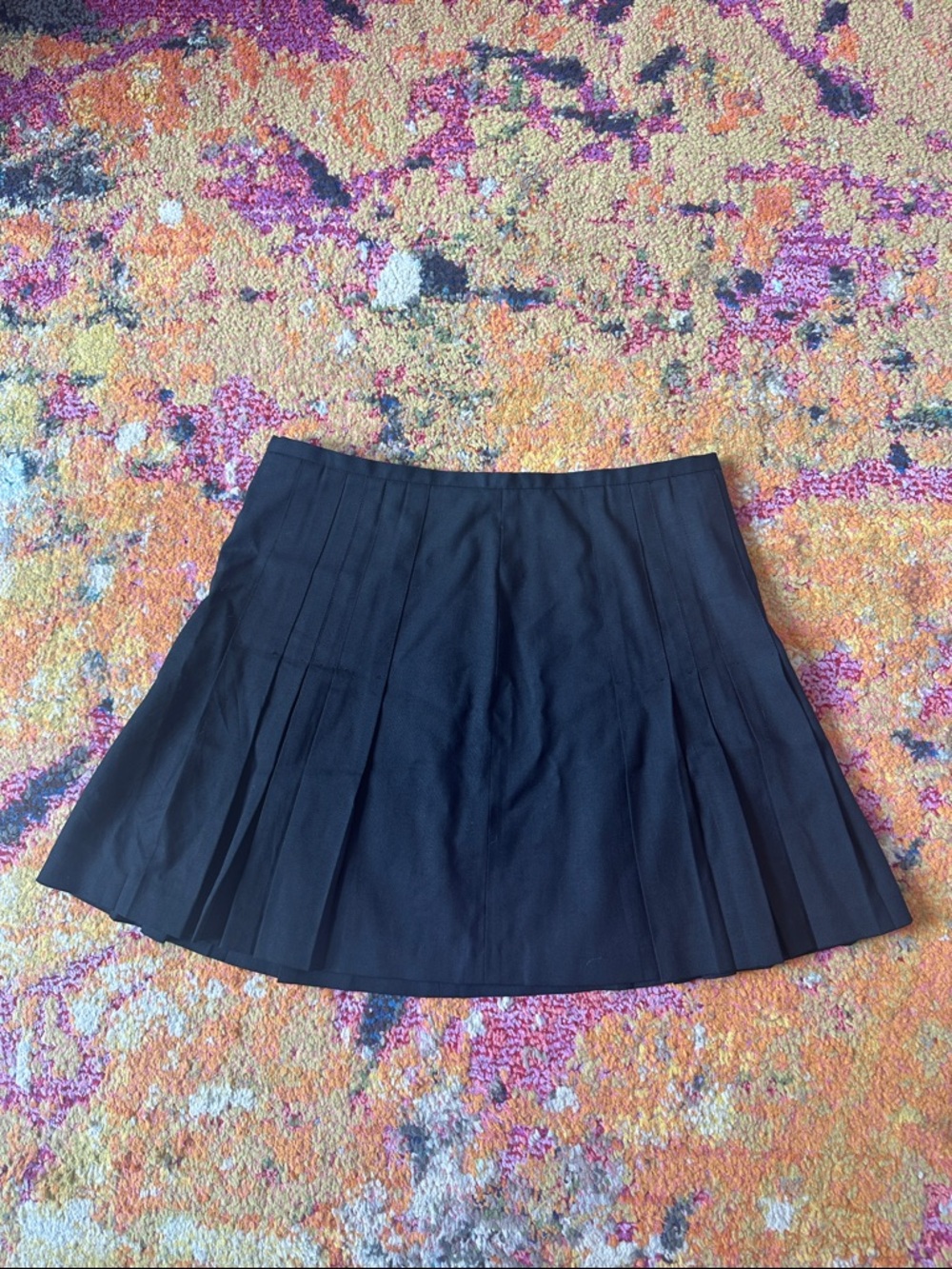 Club Monaco Pleated Mini Skirt
